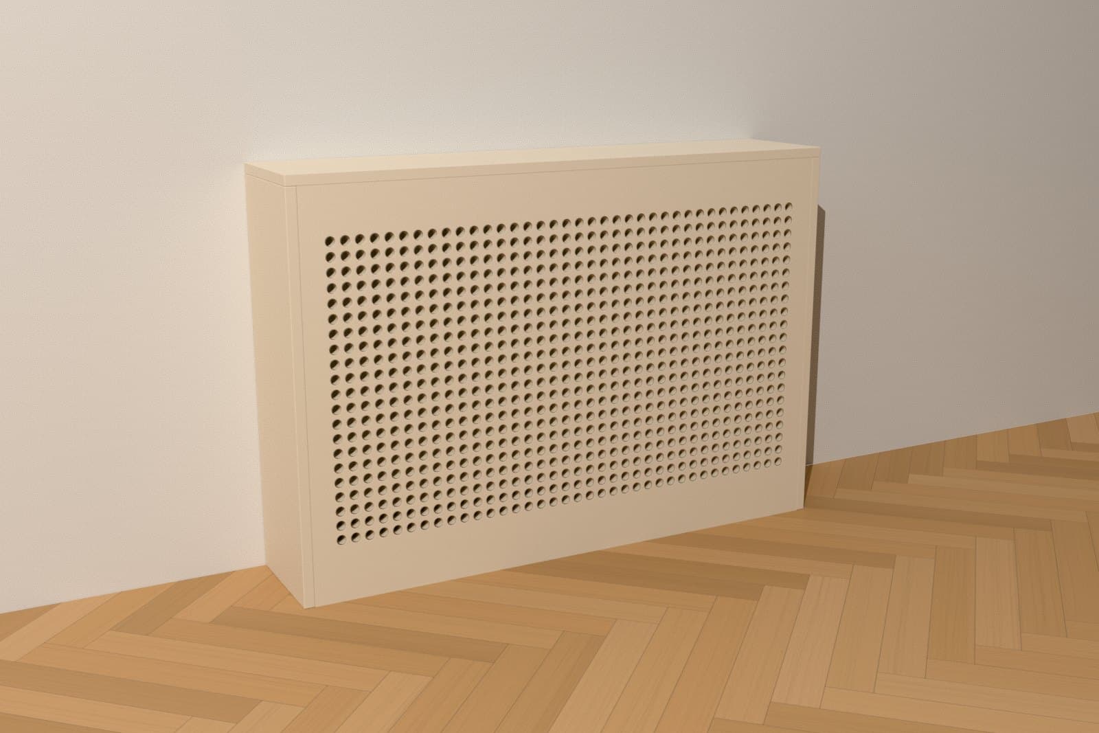 Elementskydd med mönstret Modern, Beige MDF